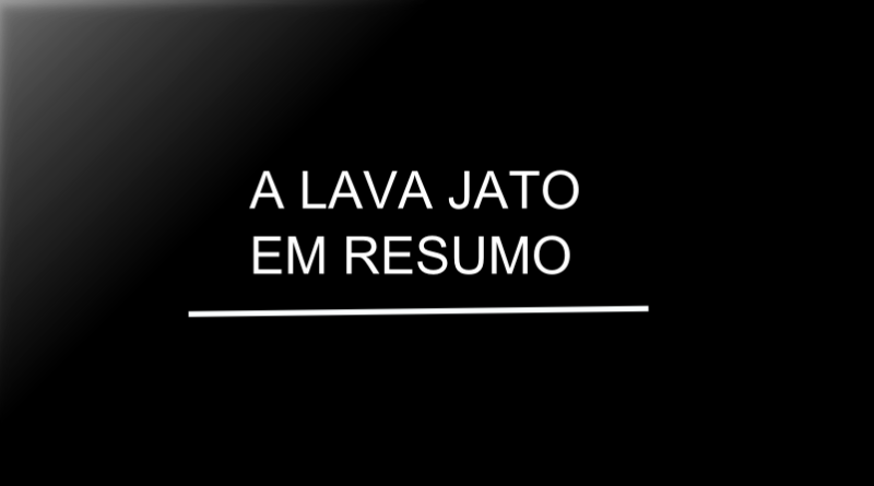 Resumo da Lava Jato