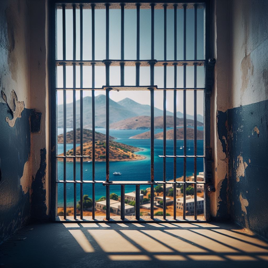 Imagem de Patmos criada por IA (Designer)